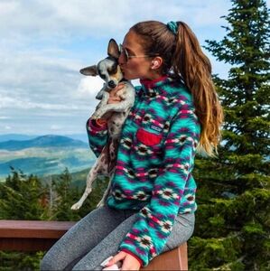 Patagonia Synchilla RARE Fleece top Size M Women's